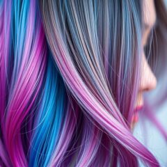 Kolorowe włosy od spodu – jak zmienić wizerunek? Porady i techniki
